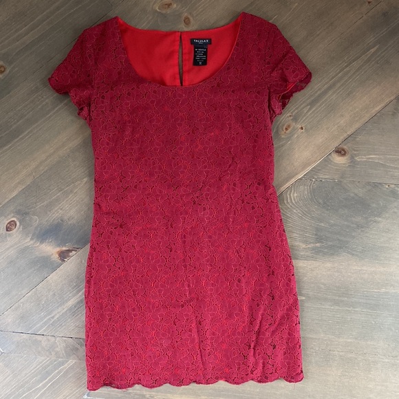 Talula small red floral lave style dress - Picture 6 of 6